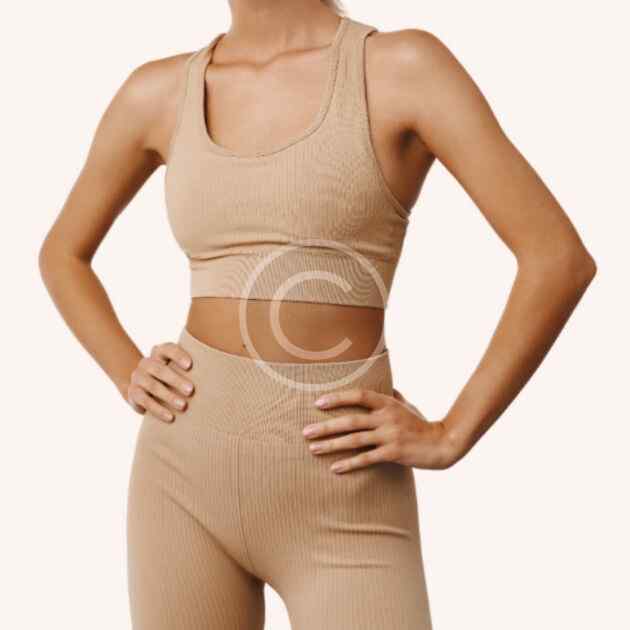 Beige suit